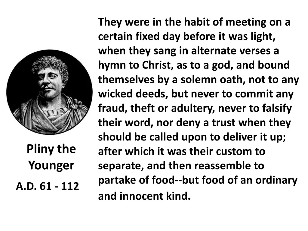 they were in the habit of meeting on a certain