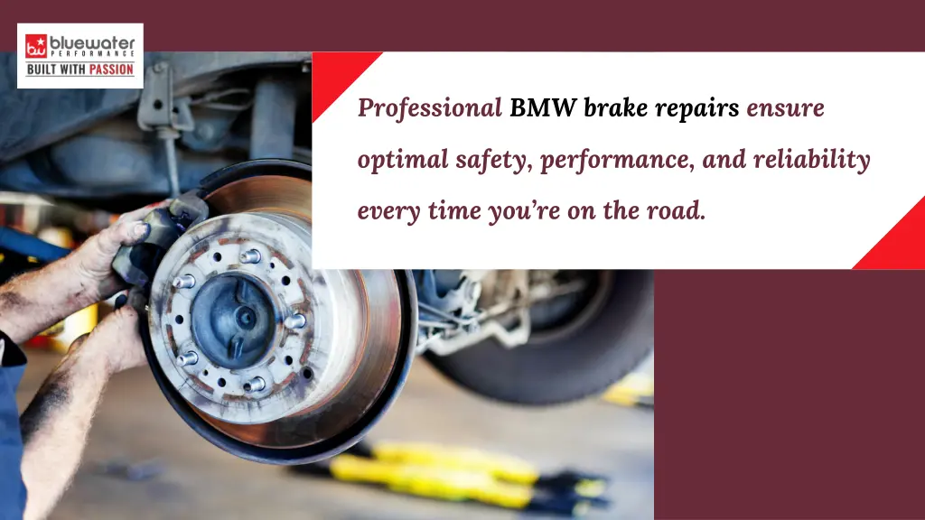 professional bmw brake repairs ensure