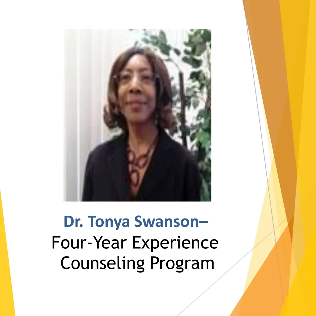 dr tonya swanson four year experience counseling