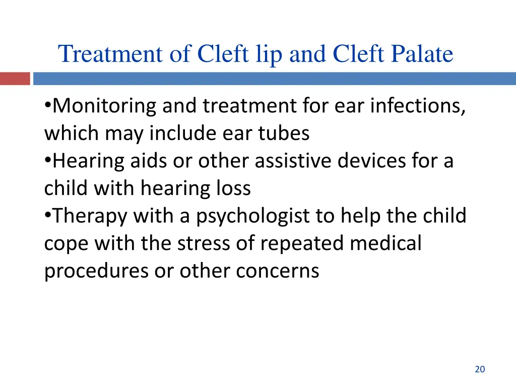 treatment of cleft lip and cleft palate 3