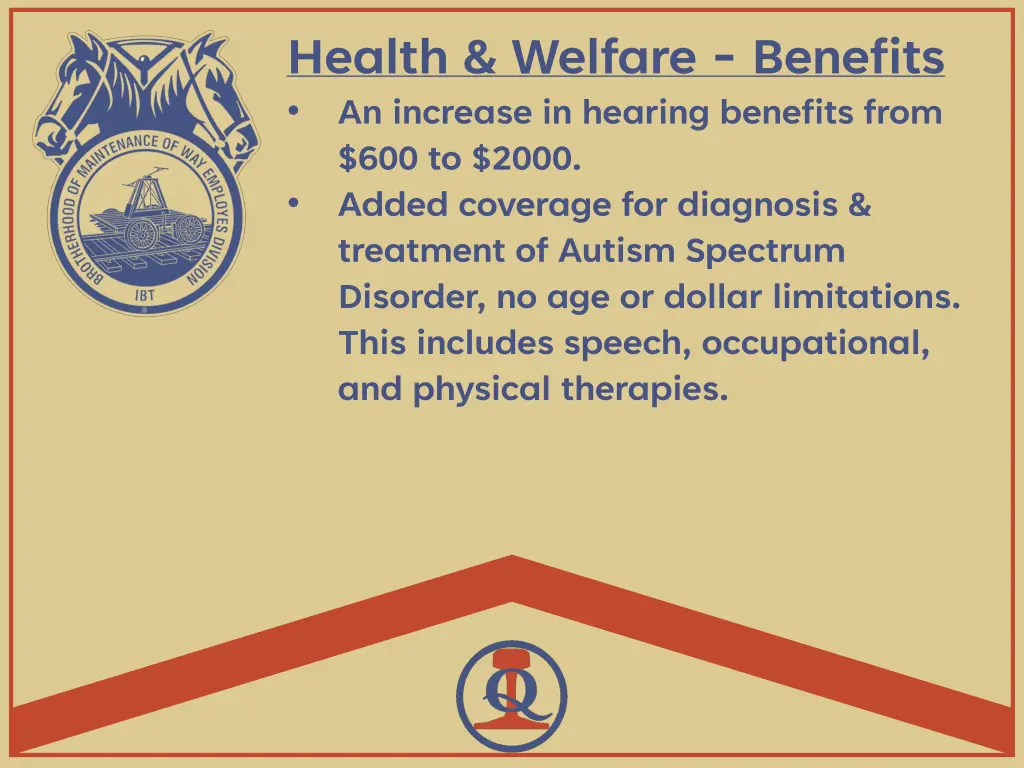 health welfare benefits an increase in hearing