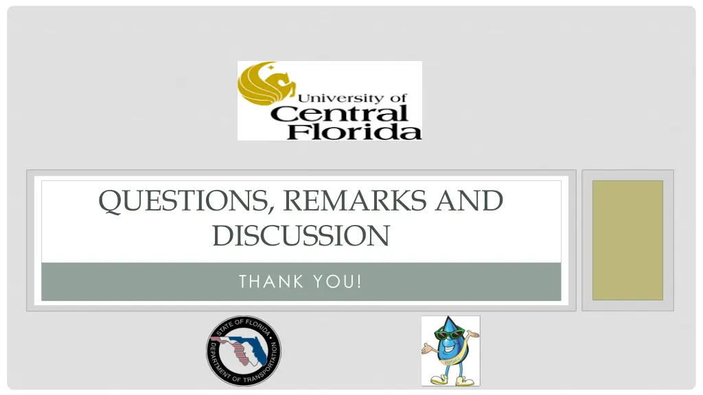 questions remarks and discussion