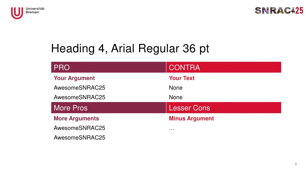 heading 4 arial regular 36 pt