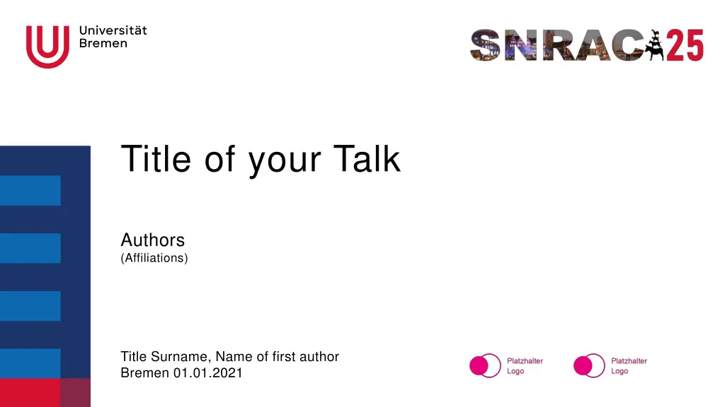 title of your talk