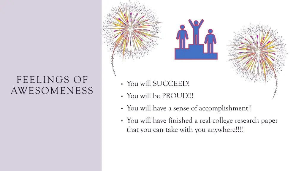 feelings of awesomeness