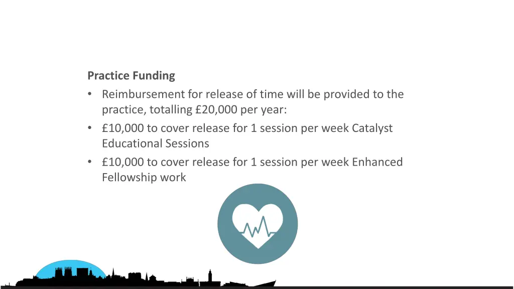 practice funding reimbursement for release