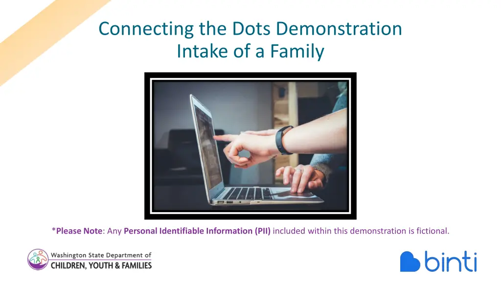 connecting the dots demonstration intake
