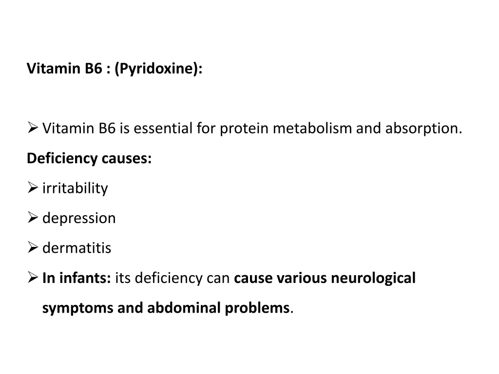 vitamin b6 pyridoxine