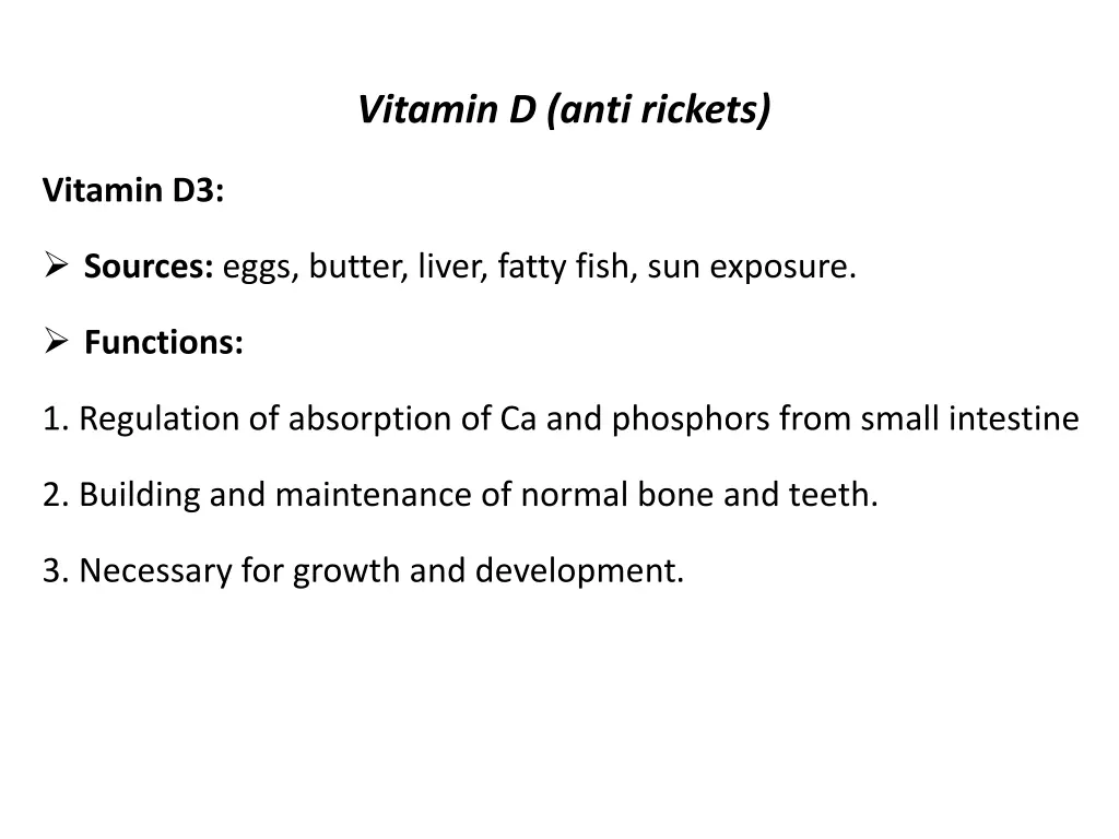 vitamin d anti rickets