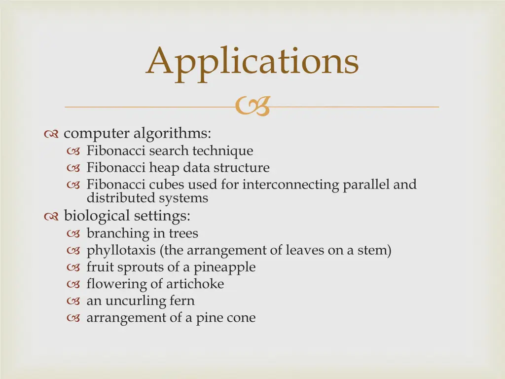 applications