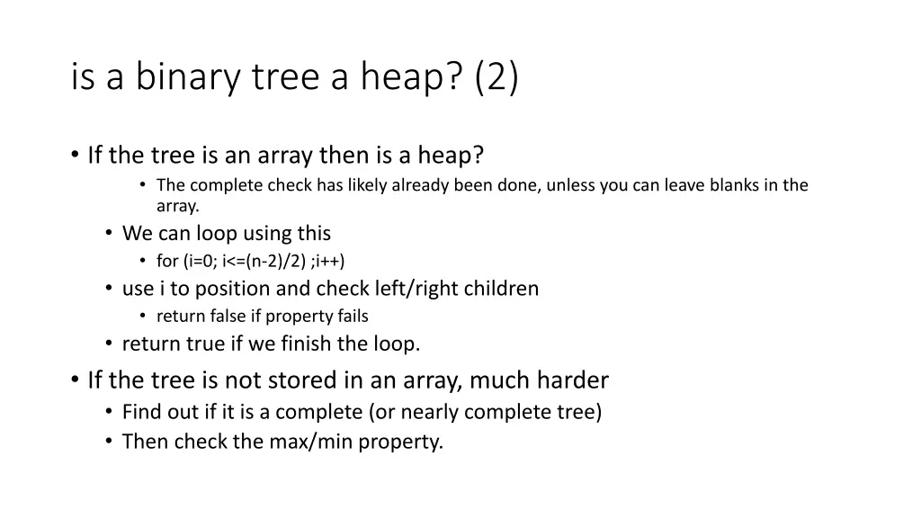 is a binary tree a heap 2