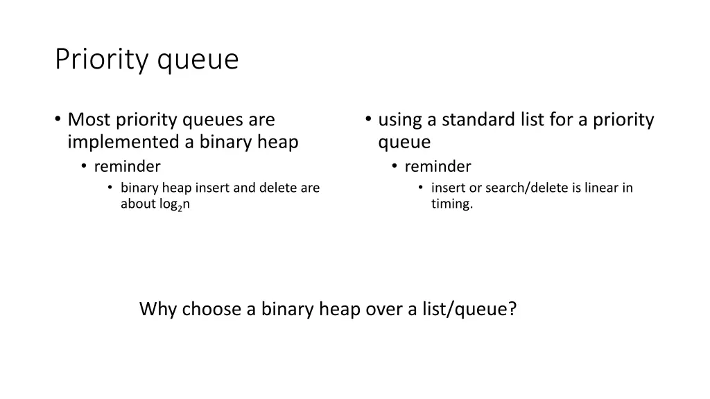 priority queue