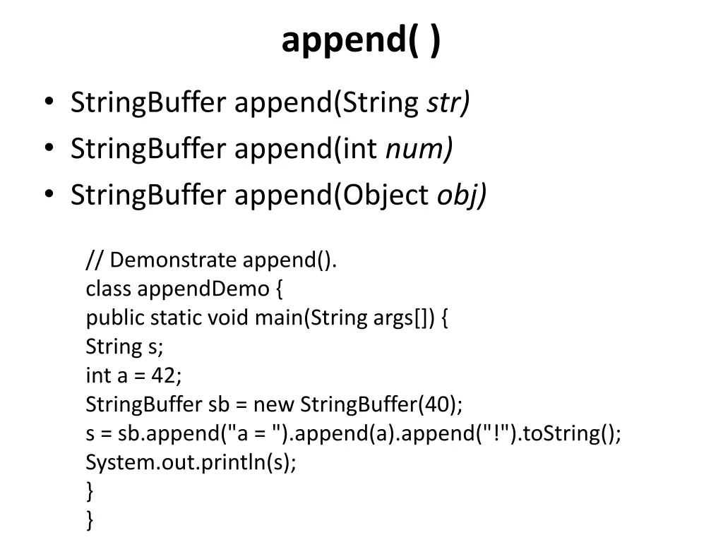 append