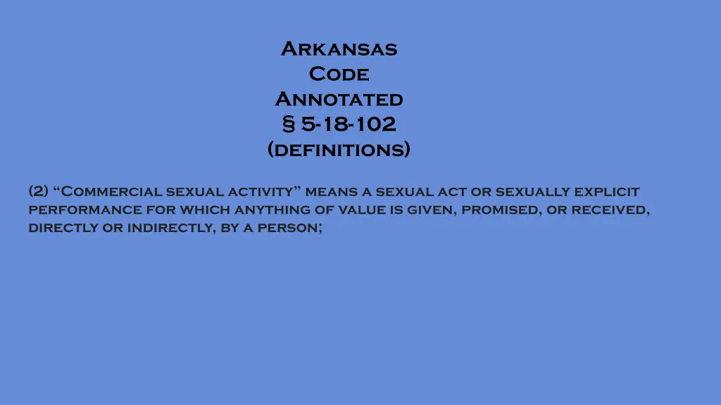 arkansas code annotated 5 18 102 definitions