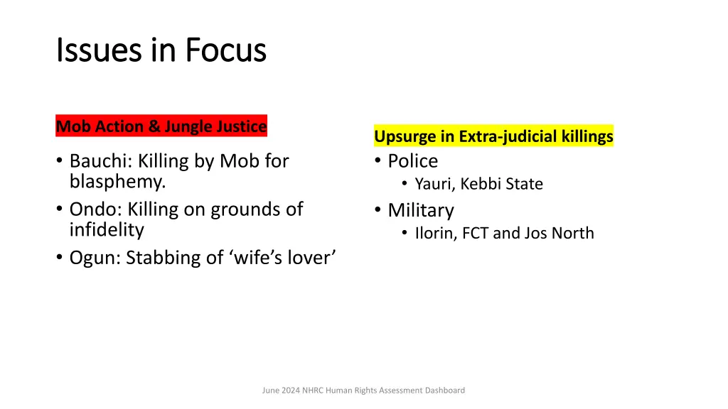 issues in focus issues in focus