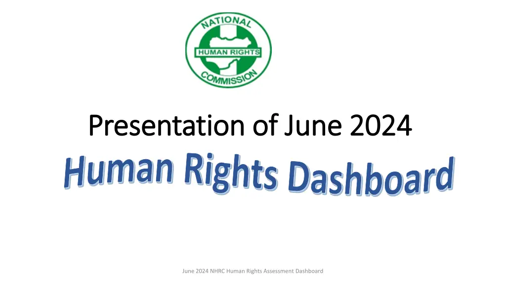 presentation of june 2024 presentation of june
