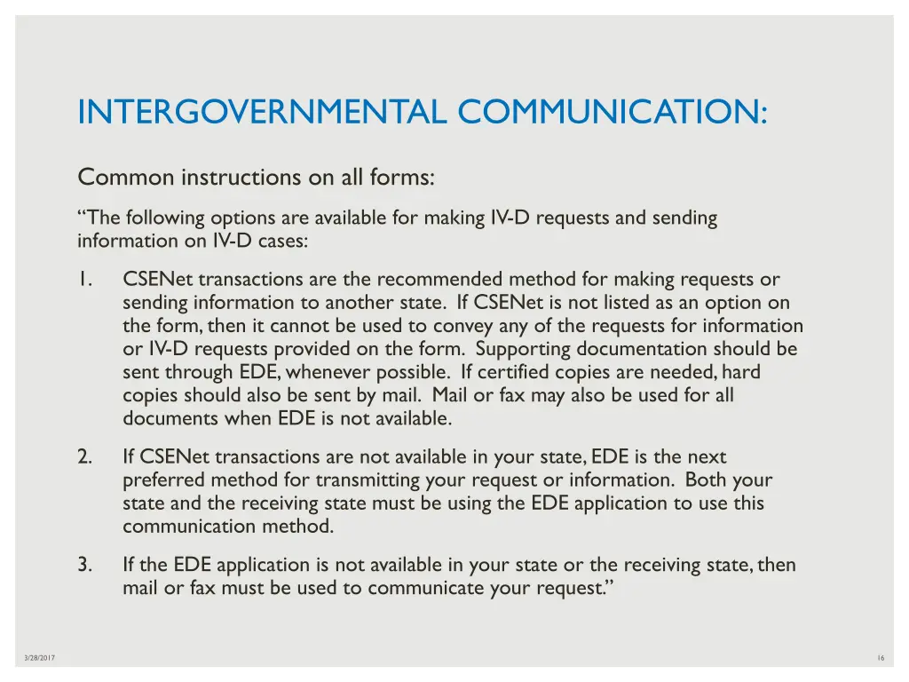 intergovernmental communication