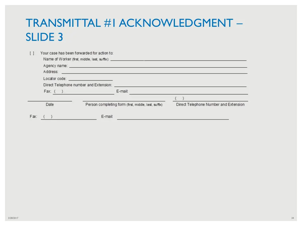 transmittal 1 acknowledgment slide 3