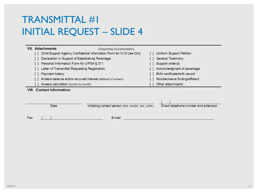 transmittal 1 initial request slide 4