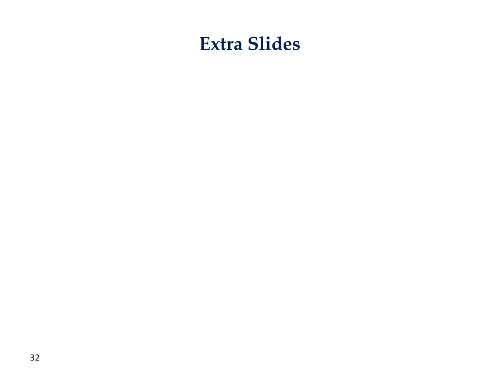extra slides