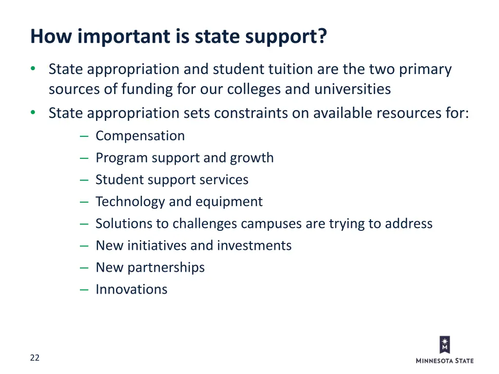 how important is state support