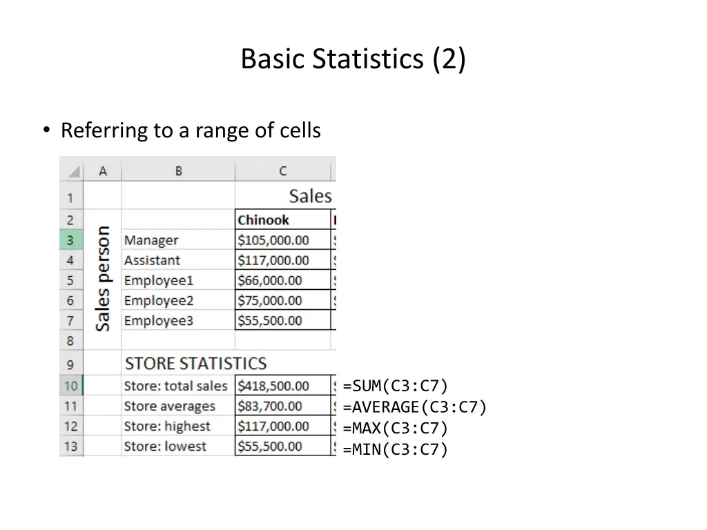 basic statistics 2