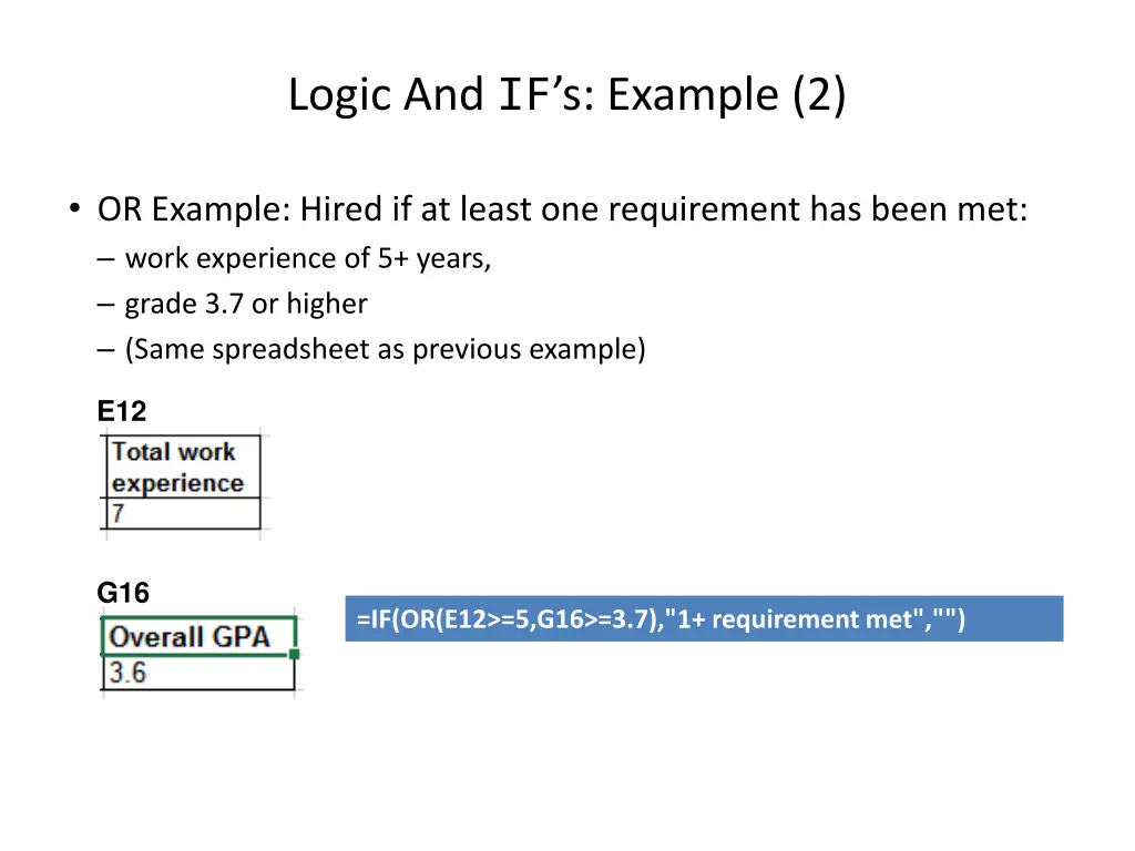 logic and if s example 2