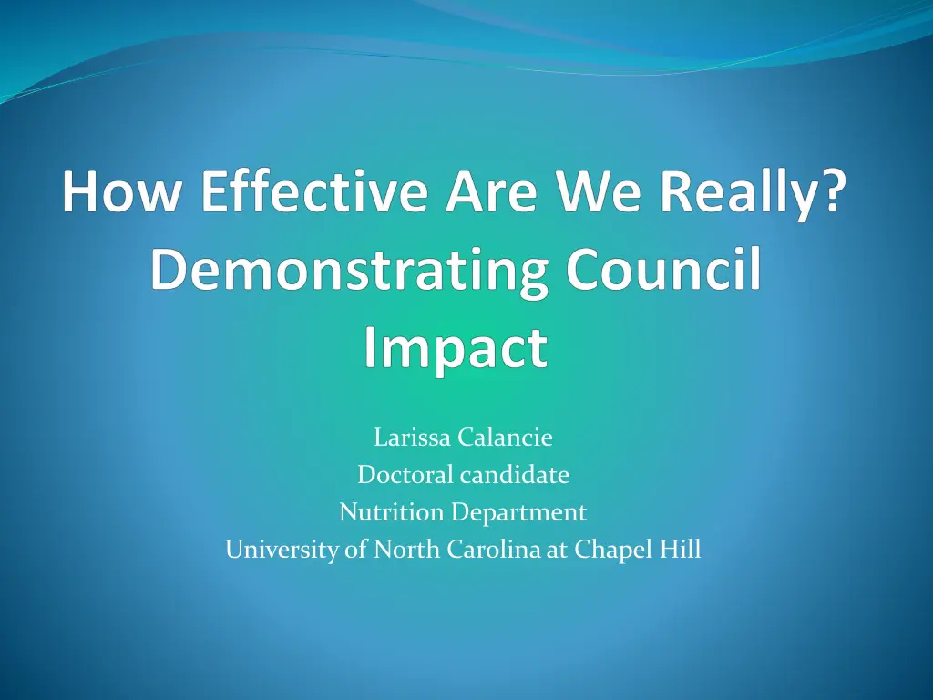 larissa calancie doctoral candidate nutrition