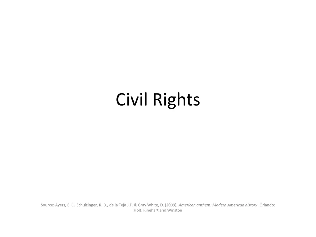 civil rights