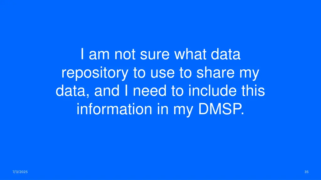i am not sure what data repository