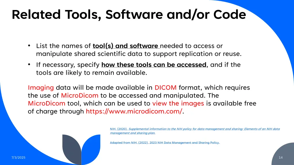 related tools software and or code