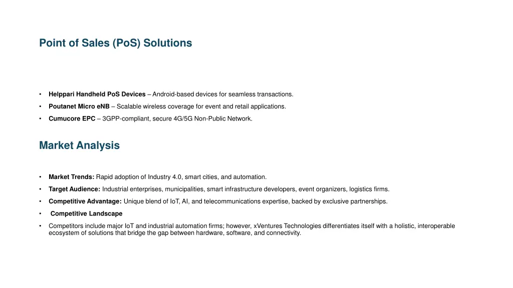 point of sales pos solutions