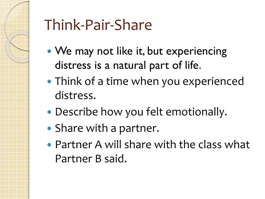 think pair share