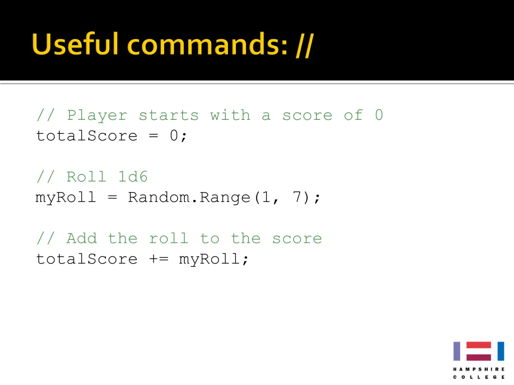 player starts with a score of 0 totalscore 0