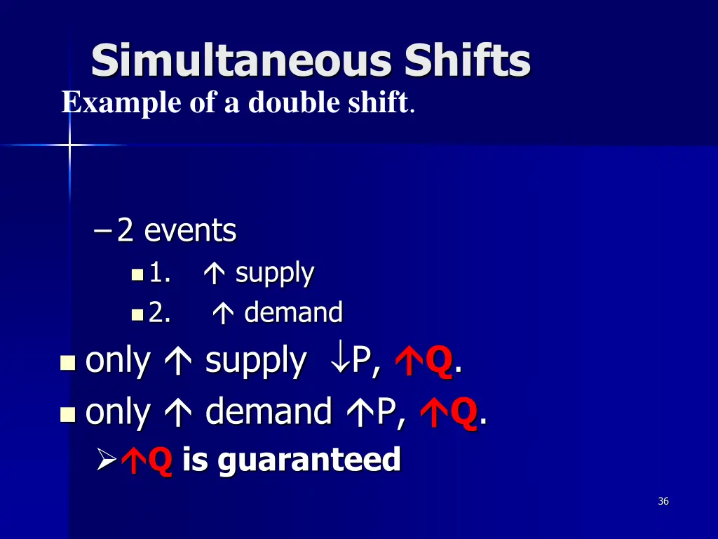simultaneous shifts example of a double shift