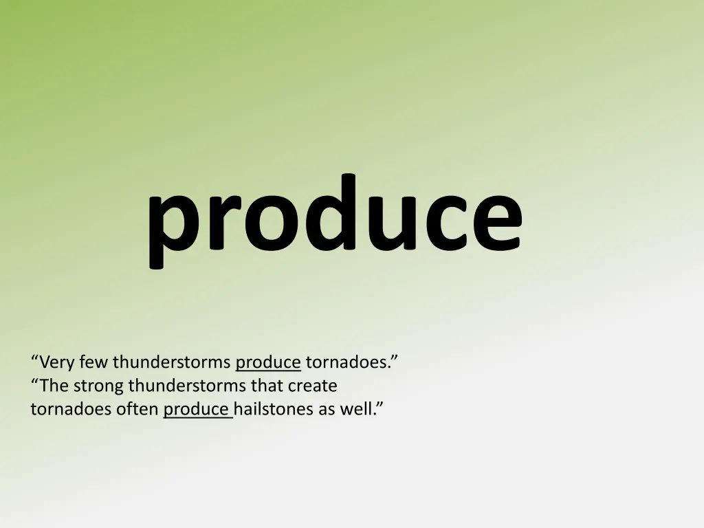 produce