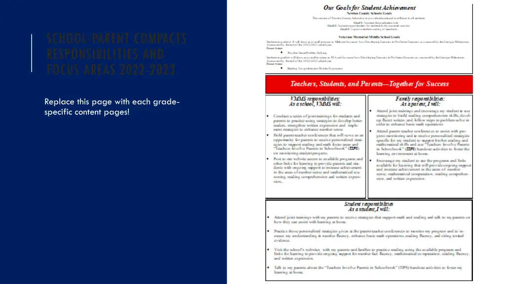 school parent compacts responsibilities and focus 1