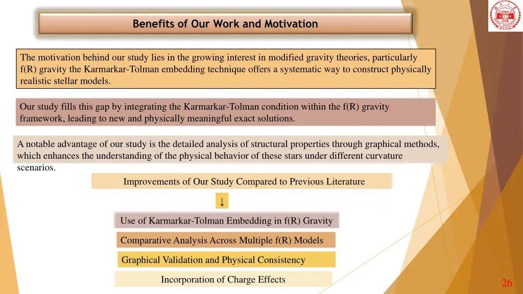 benefits of our work and motivation