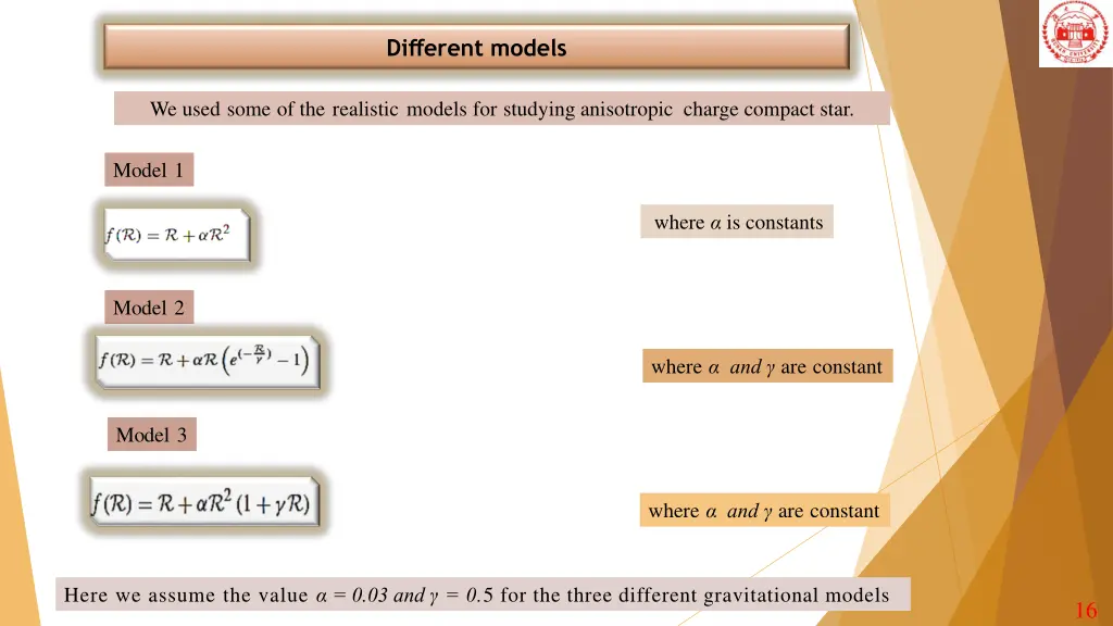 different models