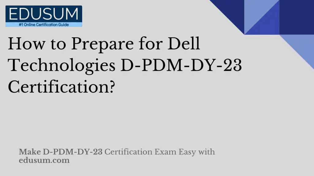 how to prepare for dell technologies