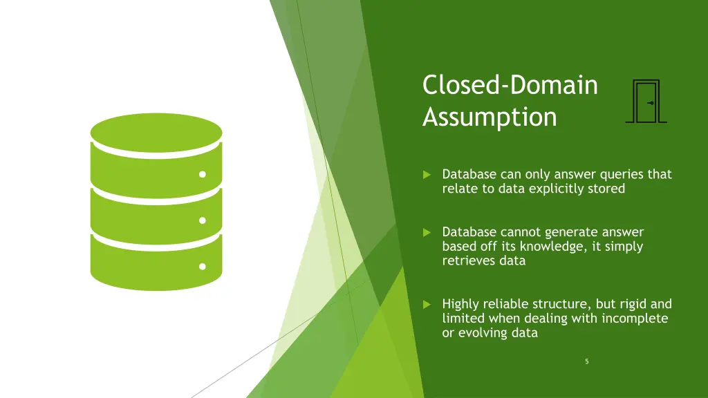 closed domain assumption