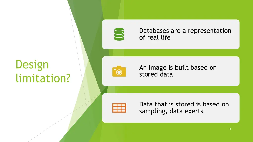 databases are a representation of real life