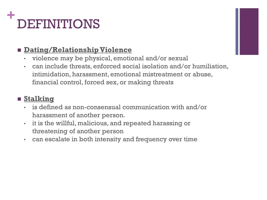 definitions