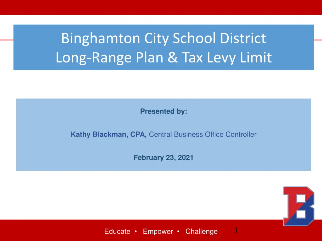 binghamton city school district long range plan