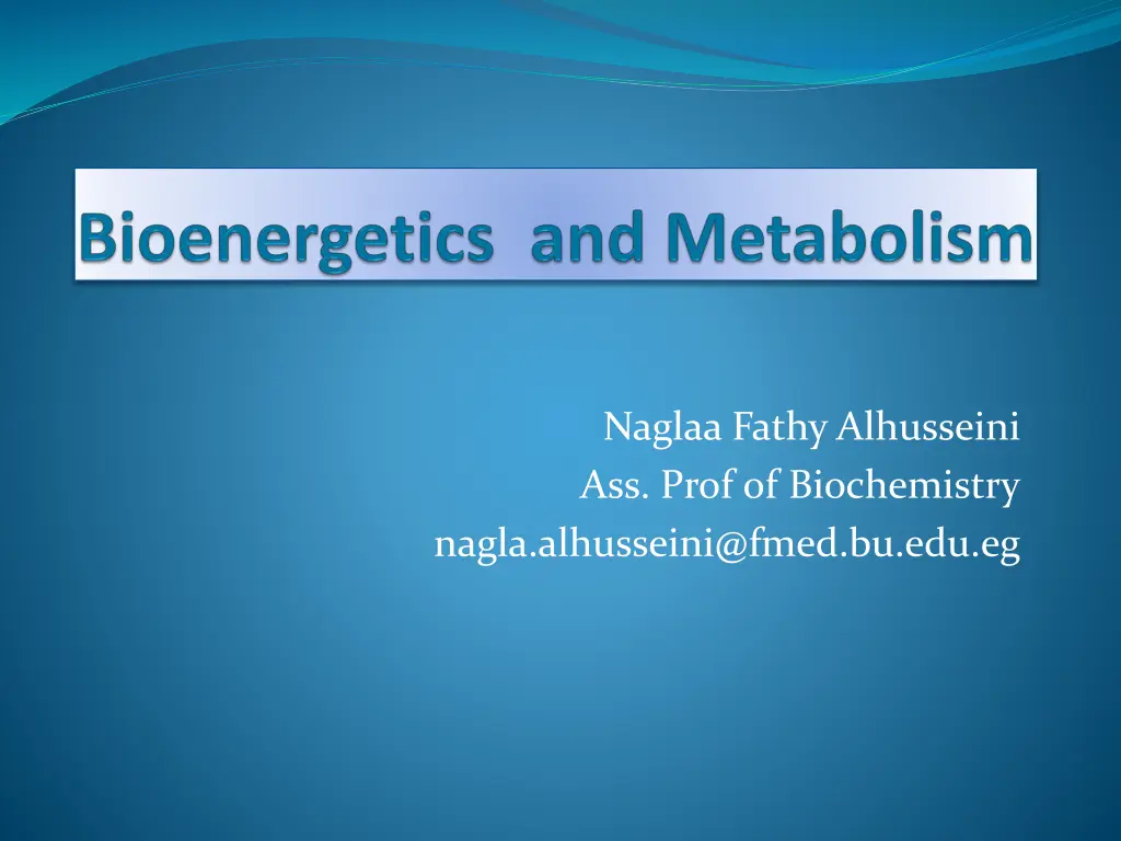 naglaa fathy alhusseini ass prof of biochemistry