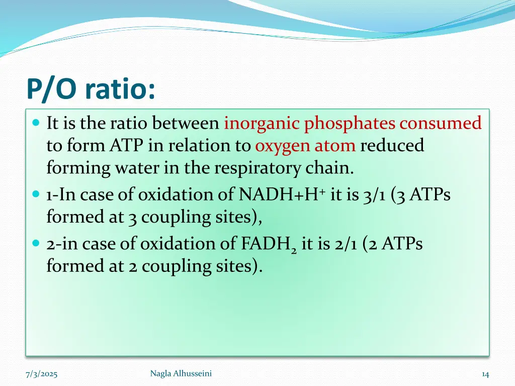 p o ratio it is the ratio between inorganic