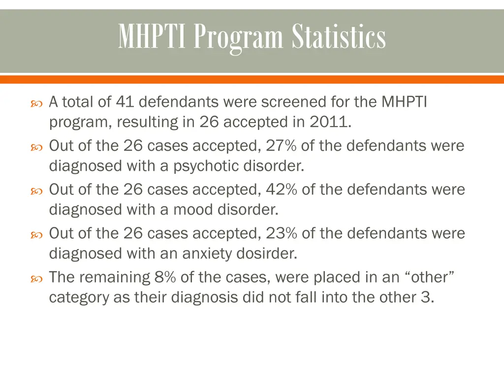mhpti program statistics