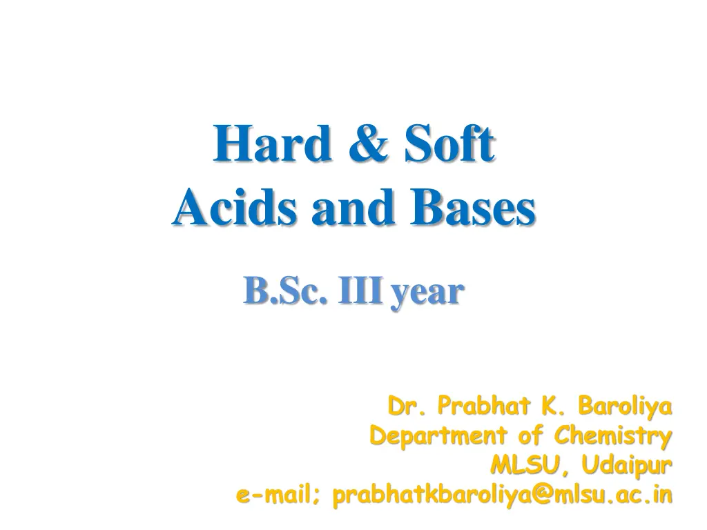 hard soft acids and bases