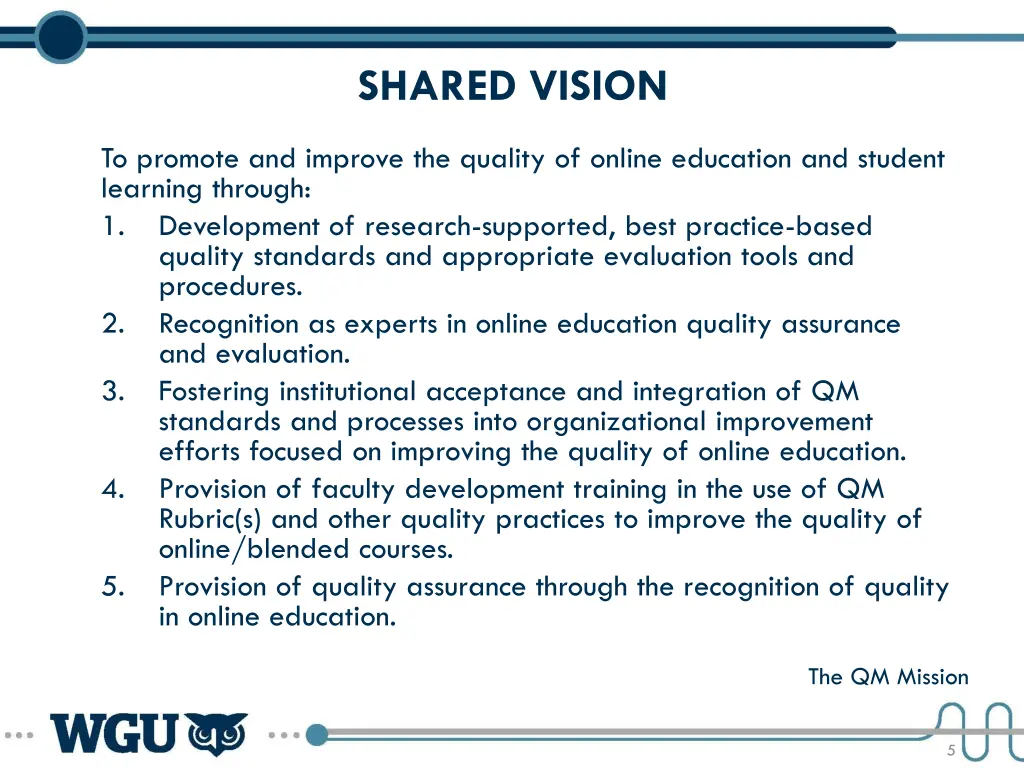 shared vision