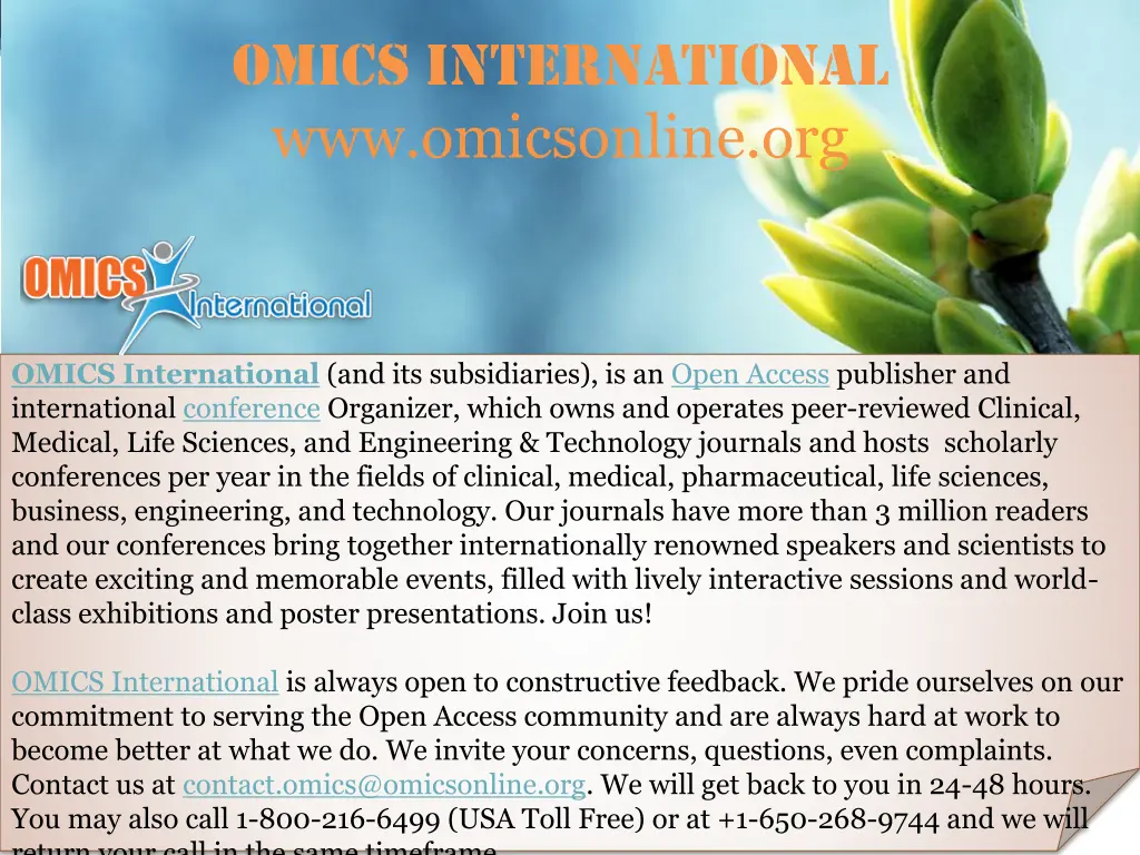omics international www omicsonline org